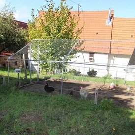 Foto eines Hauses mit H&uuml;hnerstall in Rheinland-Pfalz