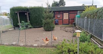 Foto eines Hauses mit H&uuml;hnerstall in Nordrhein-Westfalen